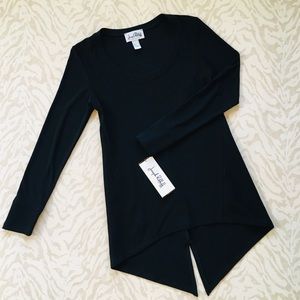 Joseph Ribkoff Black Tunic, Size 6, NWT